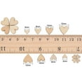 thumbnail image 3 of Tyeign 200-Pack Wooden Hearts & Stars Craft Chips, Unpainted Diy Wood Cutouts for Card Making, Wedding & Holiday Decor, Smooth Surface for Paint & Markers, 200X Decorative Wood Chips, 3 of 8