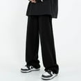 thumbnail image 5 of Womens Wide Leg Sweatpants Casual Loose Yoga Pants Comfy Lounge Joggers Baggy Sweatpants Pockets, 5 of 9