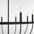 thumbnail image 2 of 6374-8-59 Quorum Lighting Tribute - 8 Light Chandelier-34 Inches Tall and 32 Inches Wide-Matte Black Finish    -Traditional Installation, 2 of 4