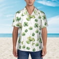 thumbnail image 4 of Bixox Men's Hawaiian Shirts Men's St Patrick's Day3 Print Short-Sleeve Shirt-X-Large, 4 of 8