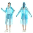 thumbnail image 4 of Reusable Rain Ponchos for All Outdoor Activities, Lightweight and Compact Emergency Wear with Drawstring Hood, Perfect for Men and Women, 4 of 5