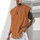 thumbnail image 2 of Top Abrigo Hombres de Moda de Color Sólido sin Mangas con Capucha, Versátil Fitness Ocio Nylon Spandex, 2 of 3