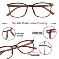 thumbnail image 4 of Gafas con bloqueo de luz azul FONHCOO TR90, montura moderna, 4 of 7