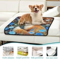 thumbnail image 6 of RMDQTR 2Pack Set of Medium and Large Pet Potty Pads Reusable Ultra-Absorbent Pet Training Pads Leak-Proof Pet Pads Lovely Little Fox, 6 of 7