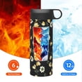 thumbnail image 6 of KLL Daisy Pattern 18OZ Water Bottle With Straw,Stainless Steel Sports Water Cup Flask Sports Water Cup Flask Wide Mouth Travel Thermal Mug, 6 of 8