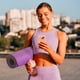thumbnail image 5 of Tapete de Yoga Pilates y Ejercicio Acolchonado y Portátil 185 cm Morado Gaon, 5 of 11
