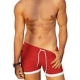 thumbnail image 2 of COOFANDY Men's Swimwear Swimsuits Solid Basic Swim Boxer Trunks Board Shorts with Zipper Pockets, 2 of 10