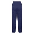 thumbnail image 6 of felwors Women's V Crossover Waist Sweatpants Baggy Y2K Jogger Pants Wide Leg Fleeced Lounge Pants Navy, M, 6 of 6
