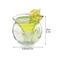 thumbnail image 2 of 150ml Whiskey Martini Glass Cup Ball Base Transparent Cocktail Cup, 2 of 3