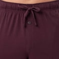thumbnail image 4 of Fruit of the Loom Men's Extended Sizes Jersey Knit Sleep Pajama Lounge Pant - Dark Red, 4 of 6