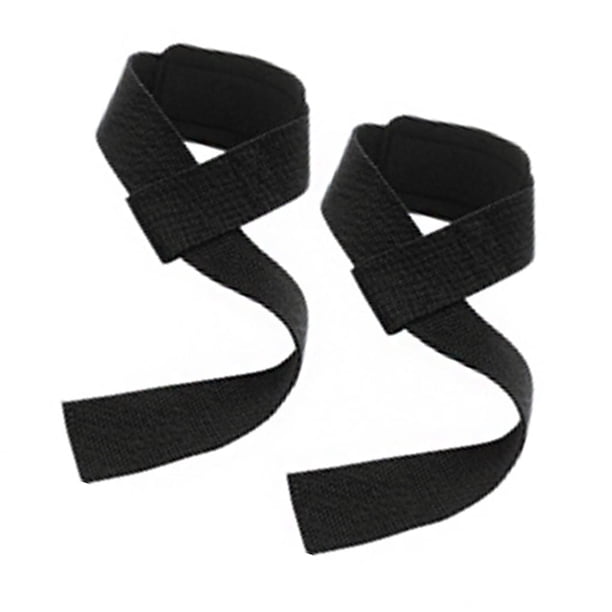 Greeniant 2 piezas de correas de levantamiento de pesas, accesorios, bandas de soporte de agarre, banda de muñeca para gimnasio, correa de mano Gimnasios en casa negro Greeniant OD015251-01