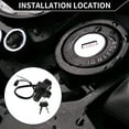 thumbnail image 3 of Unique Bargains Ignition Key Switch Ignition Switch Lock Set for Honda CBR250 MC19 MC22 1988-1994 1 Set, 3 of 6