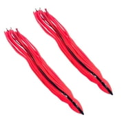 2 Pack of 8.5 Inch Marlin Lure and trolling Lure Squid Skirts (Pink)