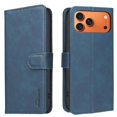 thumbnail image 1 of Wallet Case for iPhone 17 Pro RFID Blocking Flip Cover with Card Slots & Kickstand Blue, 1 of 7