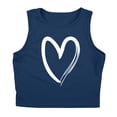 thumbnail image 6 of EHQJNJ Sweatsuit Set for Women Maternity Fall Outfits Trendy 2023 Casual Tracksuit Autumn and Winter Top Vest Pant Set Fashionable Heart Prints Zipper Hooded Sweatshirt Pants Three Piece, 6 of 6