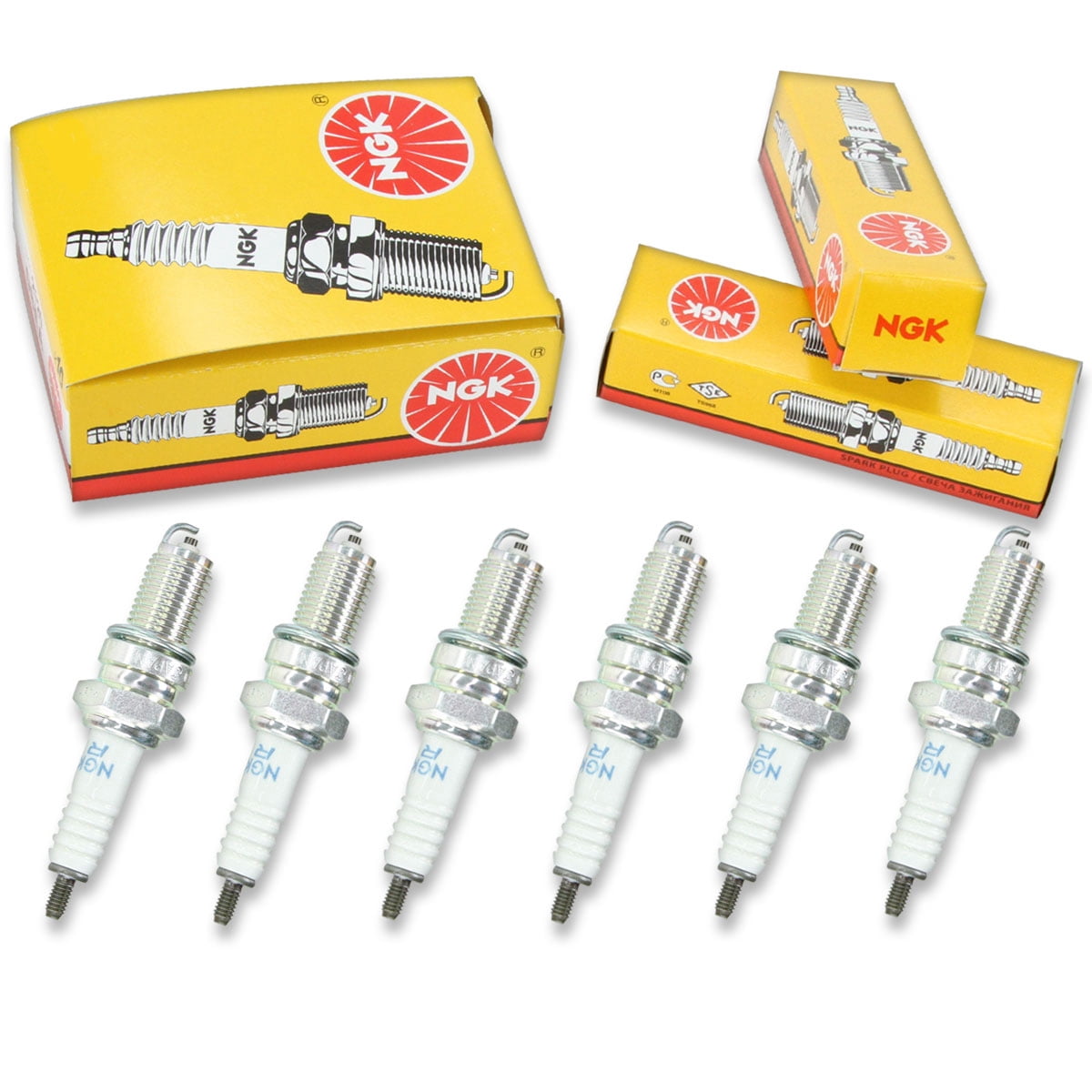 6 pc NGK 5129 Standard Spark Plugs for 0217-730 09482-00354 4086 449 756756 810 92070-1125 94701-00262 94703-00262 98069-57916 98069-57916-00 RA8HC RA8Y RA8YC RAX96YC TY26722 X22EPR-U9 X5DC XR5DC