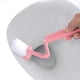 thumbnail image 2 of 5pcs Portable V-shaped Toilet Brushes Scrubbers Curved Handle Cleaning Brushes Cleaners (Random Color), 2 of 2