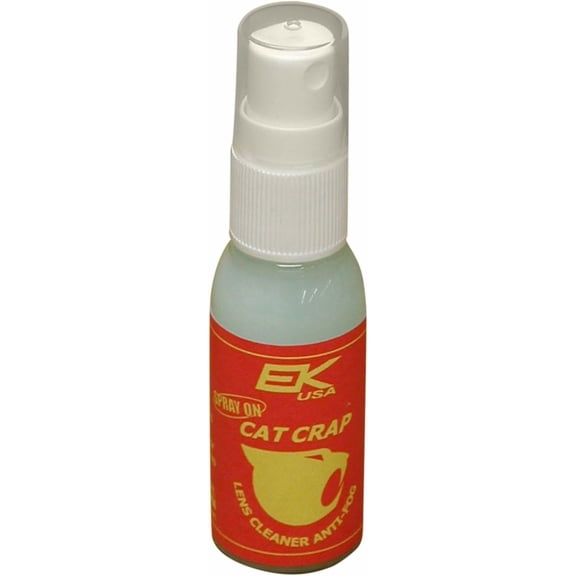 Cat Crap Multi-Use Anti-Fog Spray, for any Optics, Coatings, Eyeglass Lens Cleaner, Spray On - 1 Ounce Bottle