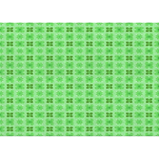 Ahgly Tapis Rectangulaire Lavable en Machine Vert Transitionnel, 2 Pieds x 3 Pieds