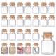 thumbnail image 4 of Toystoory 25 piezas transparentes DIY manualidades decoración botellas de vidrio Mini botella de vidrio Premium Almacenamiento y organización del hogar, 4 of 6