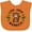Orange, variant on Inktastic Live Love Monkeys Boys or Girls Baby Bib