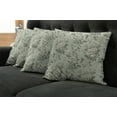 thumbnail image 5 of Ambesonne Japanese Throw Pillow Cover 4 Pack, Monochrome Asian Leaves, 16", Sage Green, 5 of 5