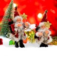 thumbnail image 1 of Adornos Navideños Xihbxyly de Pie de Franela Muñeco de Papá Noel Decoración de Muñeca Regalo de Navidad colgante, 1 of 3