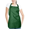 thumbnail image 5 of DALIX Apron Commercial Restaurant Home Bib Spun Poly Cotton Kitchen Aprons (3 Pockets) in Dark Green, 5 of 6