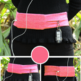 thumbnail image 4 of Running bag, Travel Belt, Workout Waist Pack , Money, Passport, and Other Valuable Items - pink, 4 of 5