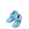 Womens Chenille Slippers, Foam Cushioned Footbed, Non Slip Sole, Womens Fashion - Size X-Large, Blue