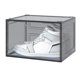 thumbnail image 2 of Caja organizador para zapatos con diseño abierto frontal, puerta transparente y lateral translúcido, apilables y multifuncional para hogar (12 pack, c, 2 of 8