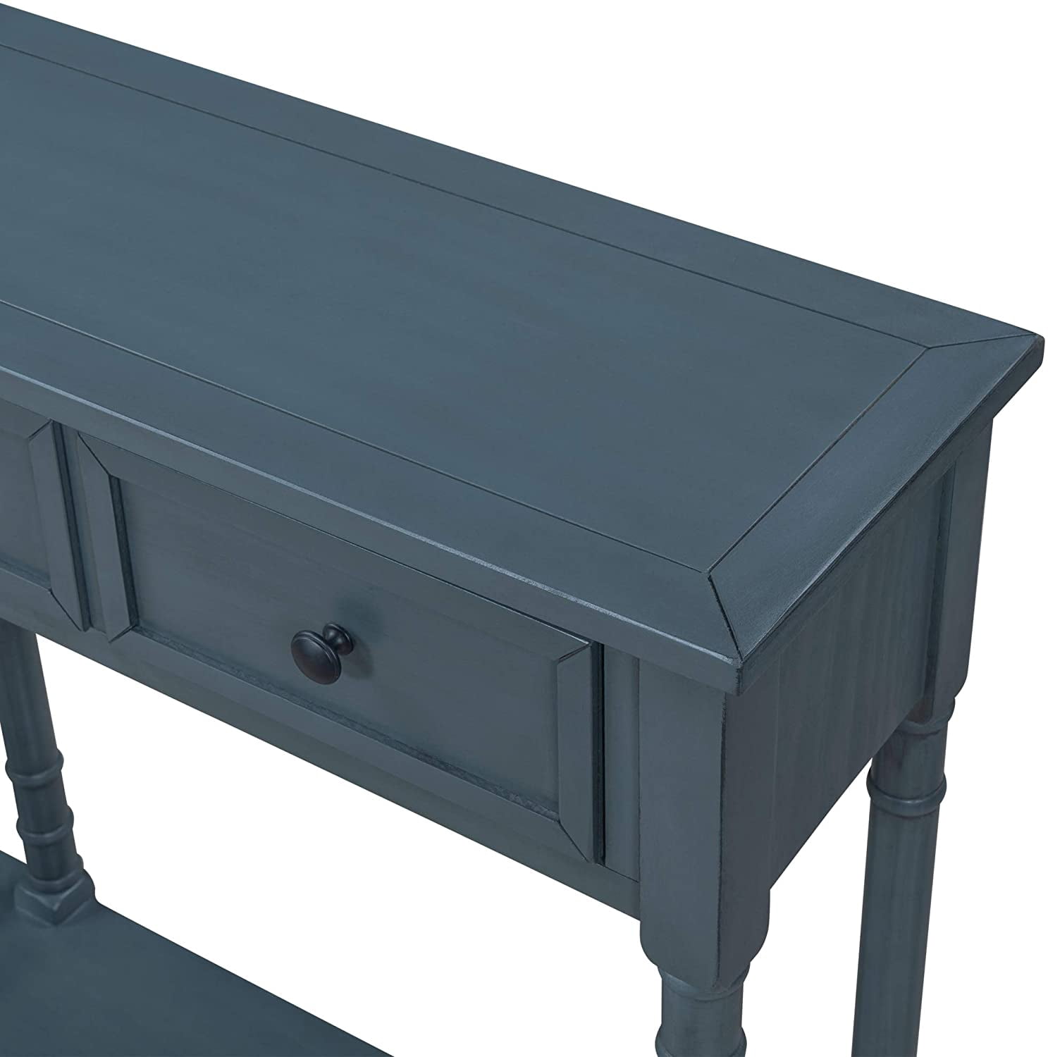 Harper & Bright Designs Retro Console Table Sofa Table for Entryway with Drawers and Shelf Living Room Table