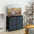 thumbnail image 2 of Costway Armoire de Rangement pour Commode à 6 Tiroirs avec Tiroir en Tissu Pliable, 2 of 10