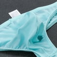 thumbnail image 5 of "Aayomet Brief For Men Men's Seamless Front Pouch Bikini Underwear Low Rise Breathable Men Tagless Briefs Underwear,Sky Blue XL", 5 of 5