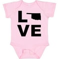 thumbnail image 3 of Inktastic Love Oklahoma Boys or Girls Baby Bodysuit, 3 of 5
