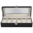 thumbnail image 1 of LHCER PU Leather Watch Box, Watch Case, For Jewelry Display For Watch Display, 1 of 8