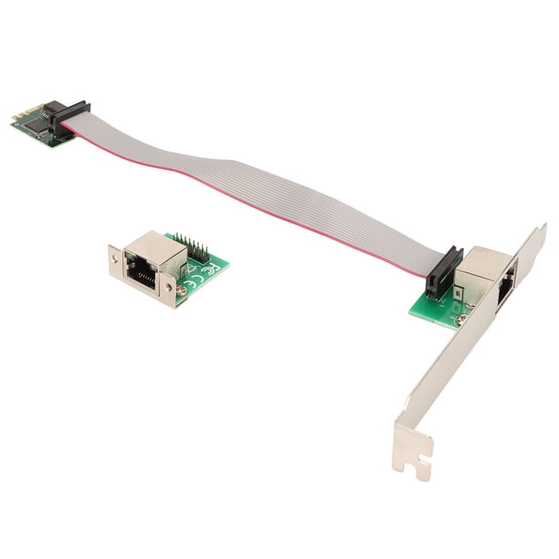 Adaptador De Tarjeta De Internet M.2 A+E, Adaptador De Servidor Gigabit Ethernet De Material PCB De 1000M RJ45 De Alto Rendimiento Para El Hogar