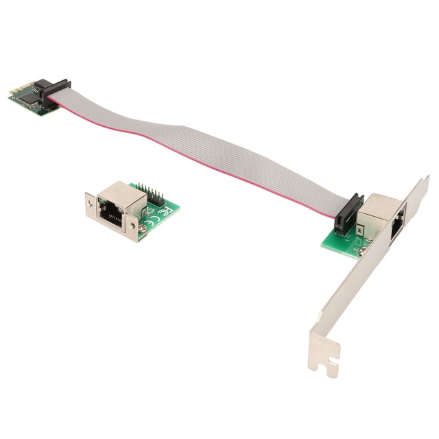 Gigabit Ethernet Server Adapter, Single Port 1000M High Performance PCB Material RJ45 M.2 A+E Internet Card Adapter For Home