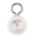 thumbnail image 5 of 2x10pcs Plastic Round Faux Pearl Charms Pendants Diy Jewelry Findings 8mm------Product code 83789, 5 of 5