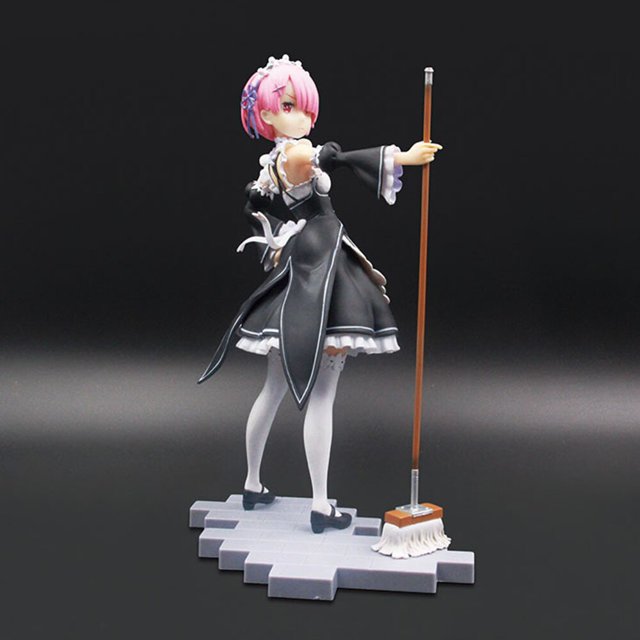 Figura DE ACCIÓN DE Hanfu Rem de 26cm para adultos, modelo de colección de juguetes de Anime Sexy Re:ZERO -Starting, la vida en otro mundo, Rem Ram Gong Bohan LED