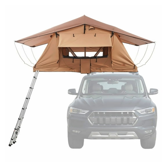 Rooftop Tent Hardshell 2-3 Person, Waterproof Camping Tent for Jeep SUV