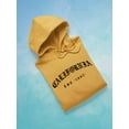 thumbnail image 3 of Gothic California 1992 Banner Hoodie Men -Image by Shutterstock, Male XX-Large, 3 of 4