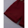 thumbnail image 5 of CARETOO Toddler Baby Boy Clothes 3pcs Formal Suit Dress Shirt Suspender Pants Bowtie Cotton Fabric, 5 of 13