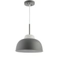 thumbnail image 4 of JONATHAN Y Simon 12" Adjustable Metal/Glass LED Pendant, Gray, 4 of 6