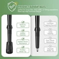 thumbnail image 3 of 10Pcs Trekking Pole Tips Rubber Replacement Protectors for Hiking Sticks & Nordic Walking Poles, 3 of 7