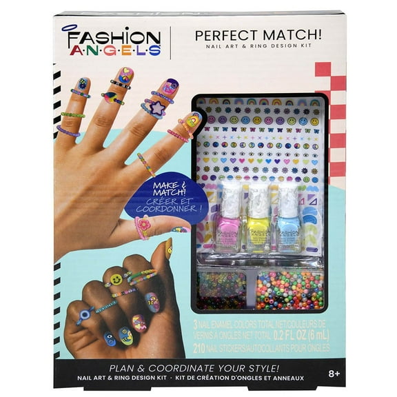 Fashion Angels Perfect Match! Nail Art and Ring Design Kit