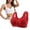 Z8-White 1PCS & Red 1PCS, variant on LILIYA Women's Plus Size Wireless Bra, Thin Cup 18 Hour Plus-Size Bras, Front Close, Extra Support with Flex Back