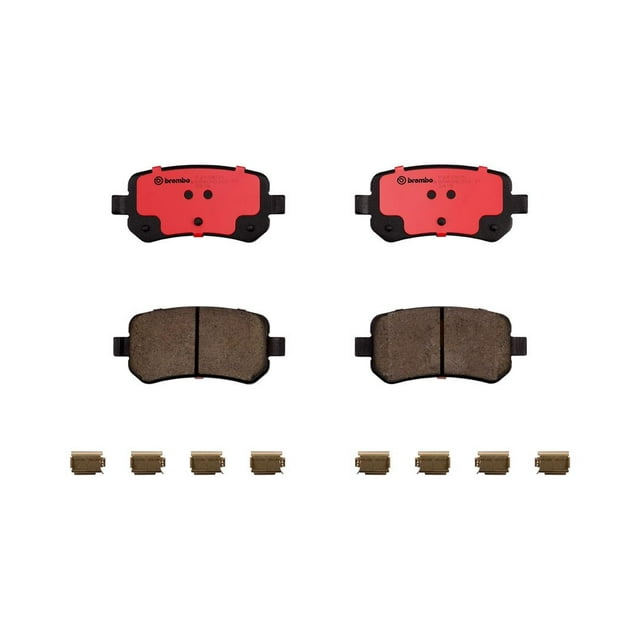 Brembo Brake Pad P24080N NAO; FMSI Number D1021-7926; Ceramic; Set Of 4; With Hardware