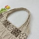 thumbnail image 3 of Bolso Playa Verano Mano Tejido Con Flores Retales para Mujer, 3 of 9