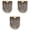 Brown, variant on Rodiuiu 3Pcs DIY Gnome Beards with Wooden Ball Noses, Plush Gnome Beard, Faux Fur Dwarf Beard for Handmade Christmas Elf Doll Decorations